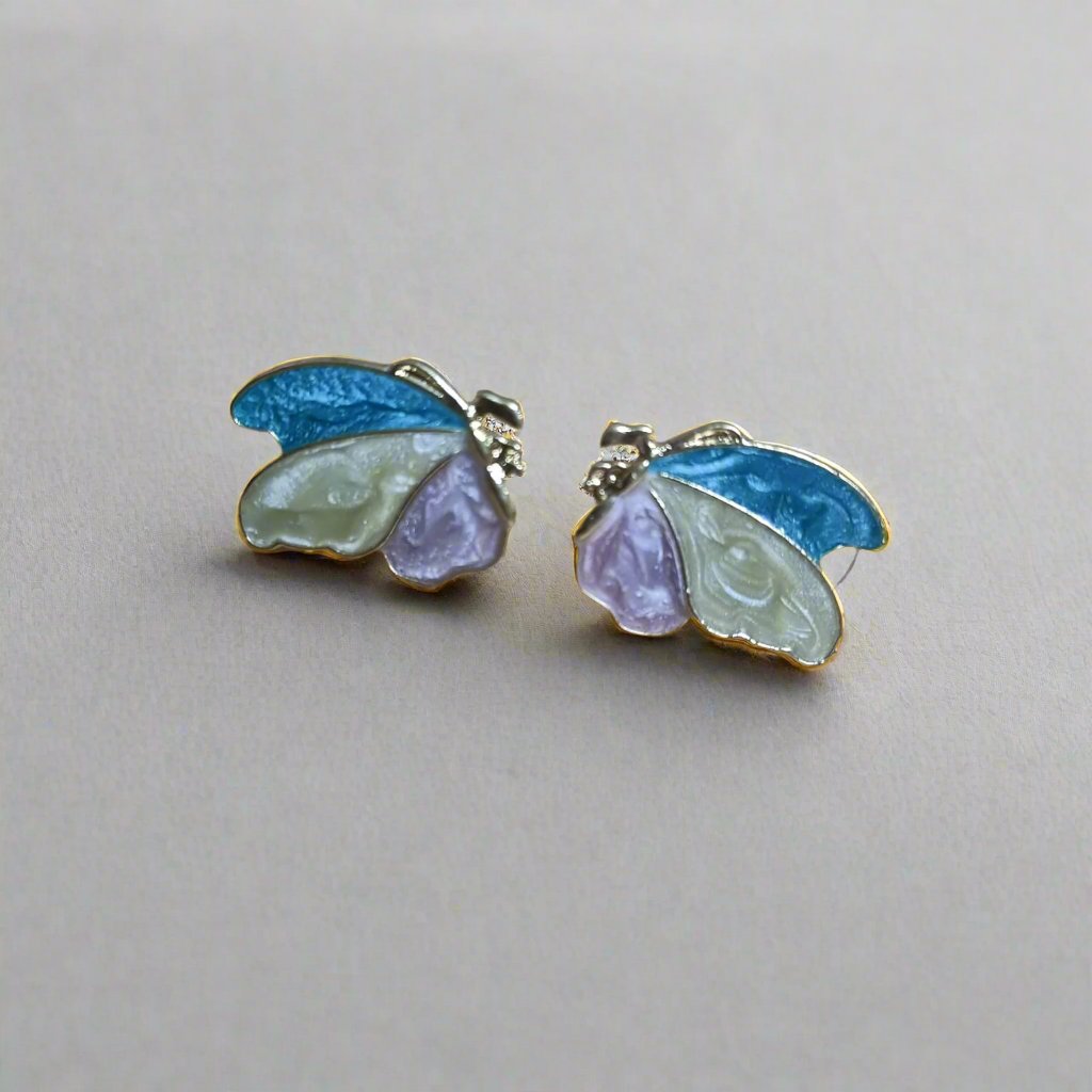 Butterfly Bliss Statement Trendy Korean Fashion Studs