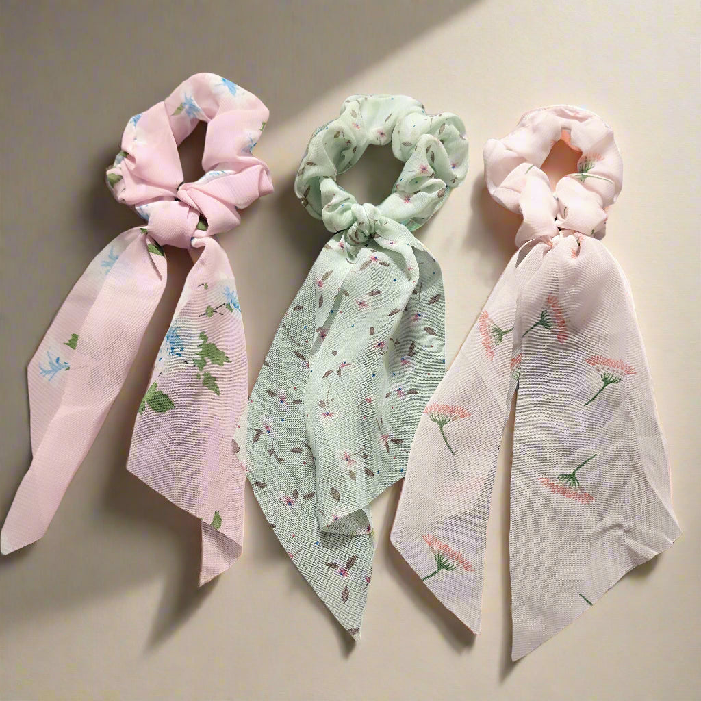 Chic Knot Bow Scrunchies