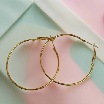 Classic Gold western style Hoops