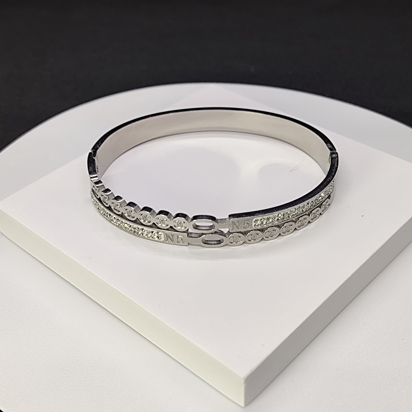 Crystal Chain Link Bracelet