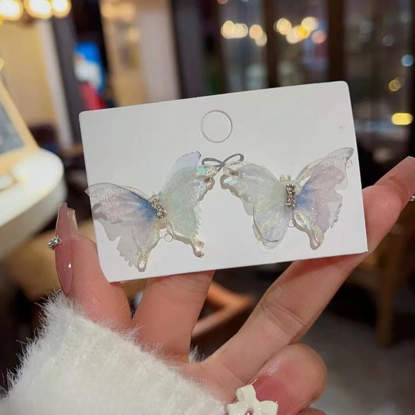 Fairy Wing Butterfly Stud Earring