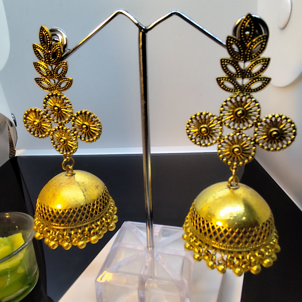 Golden Rani Jhumka
