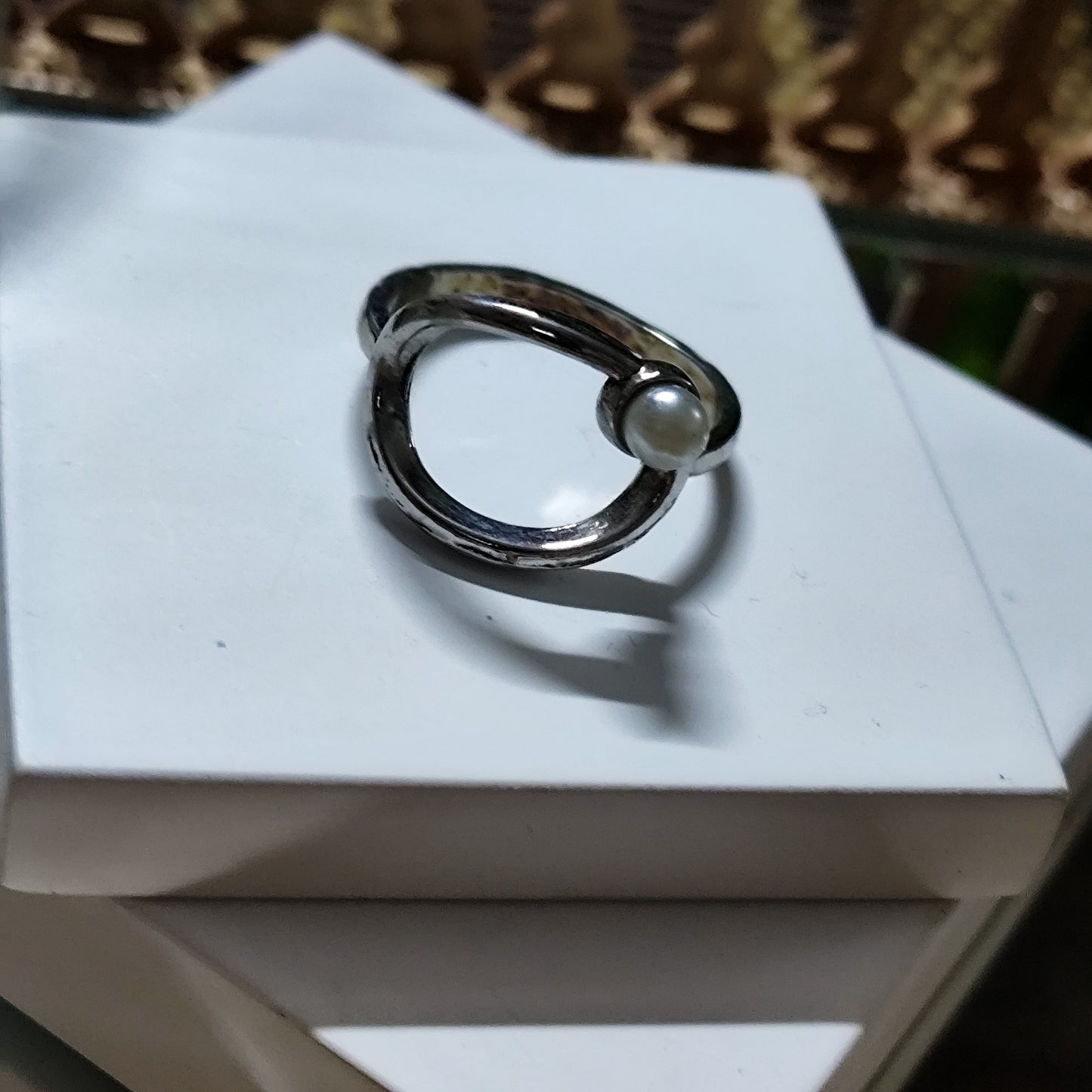 Boho Style pearl Ring