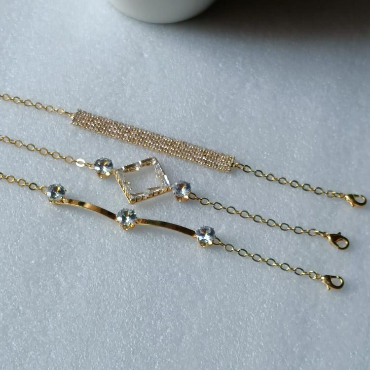 Layered Luxury Korean Fashion Bracelet Set (G)