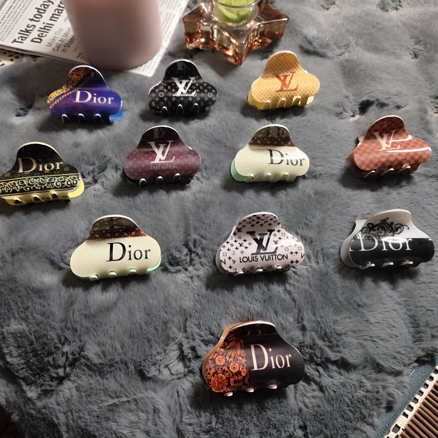 Mini Designer Claw Clips