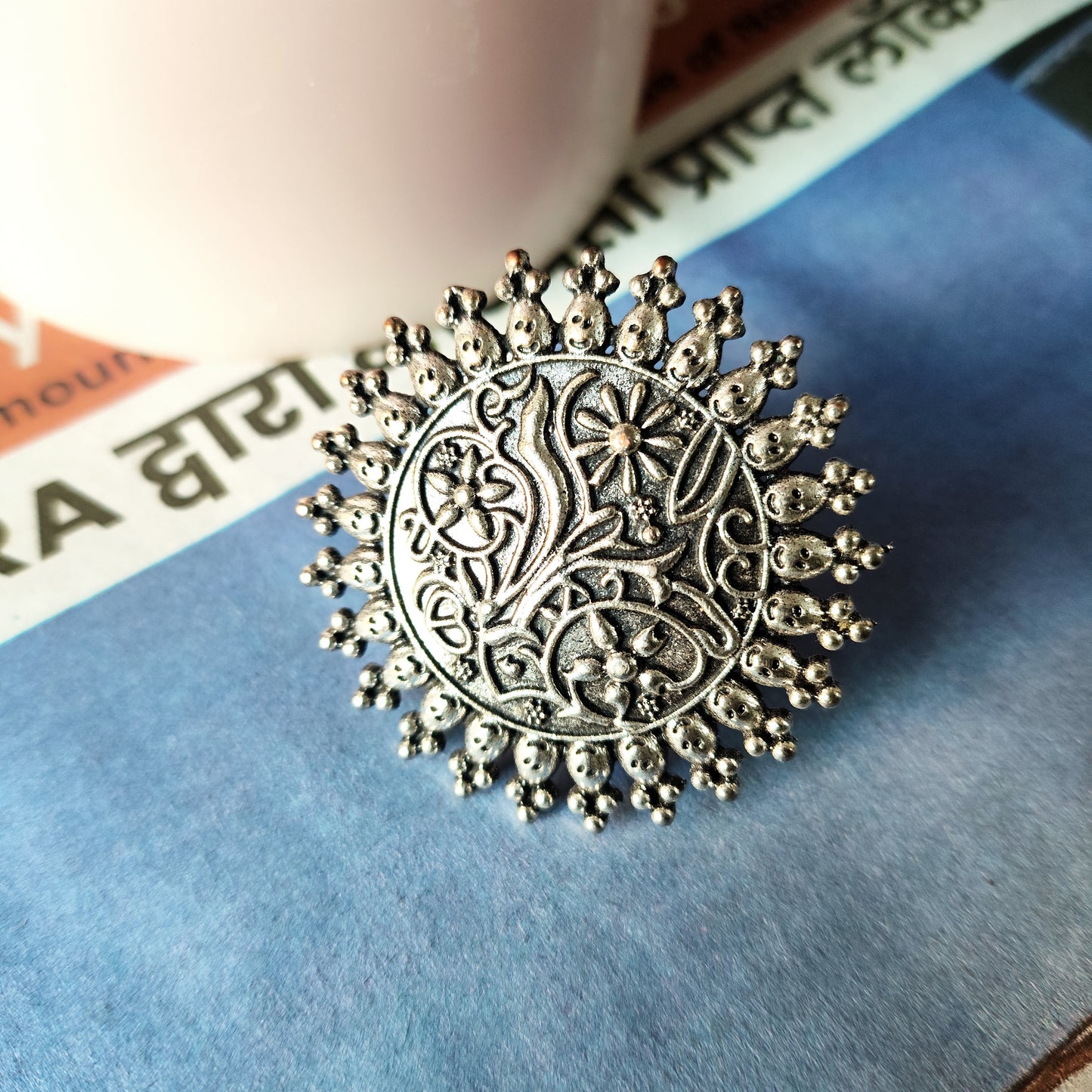 Silver Blossom Ring