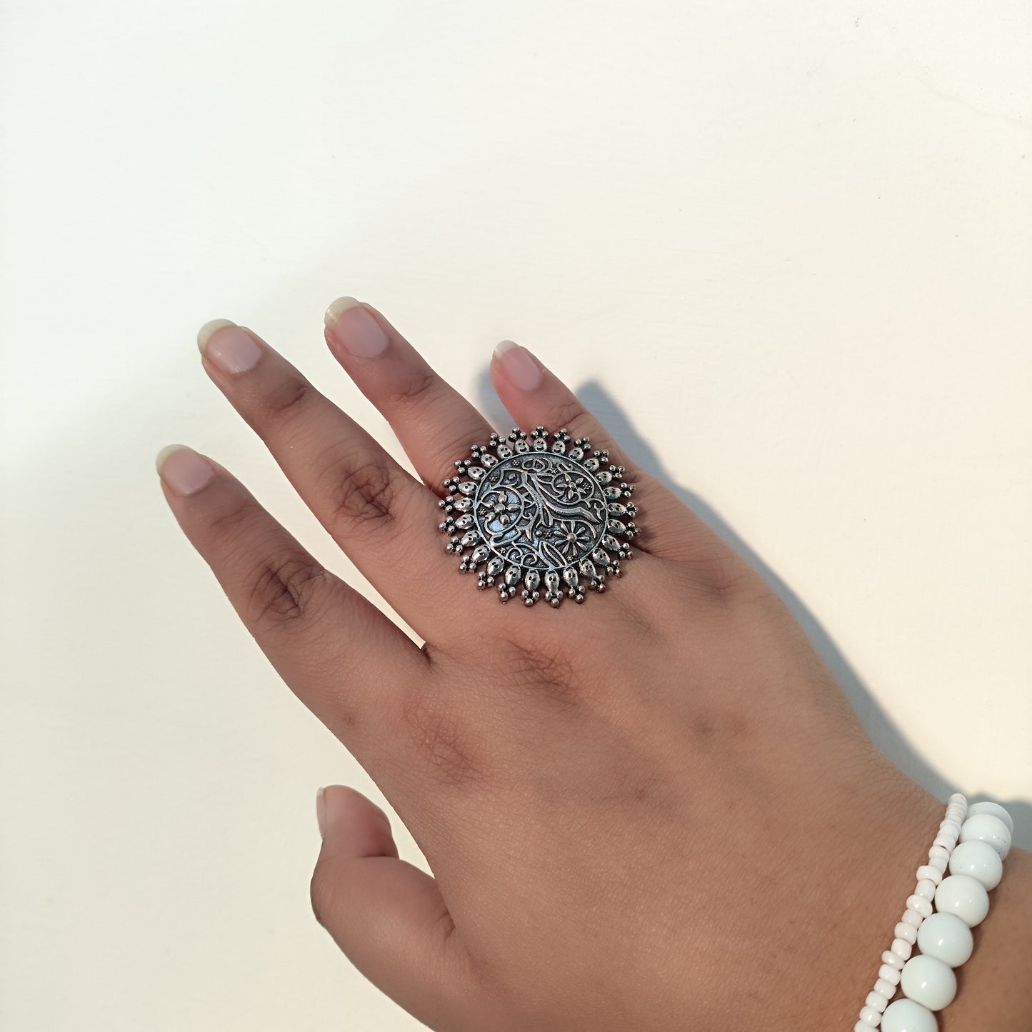 Silver Blossom Ring