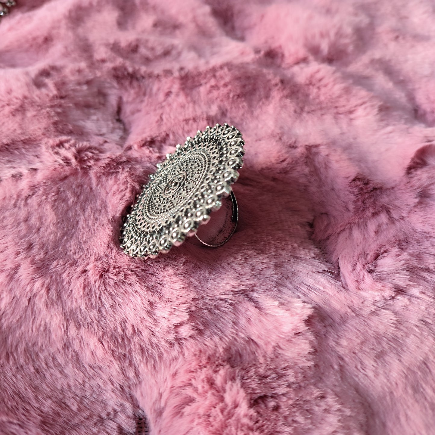 Silver Vintage Radiance Ring