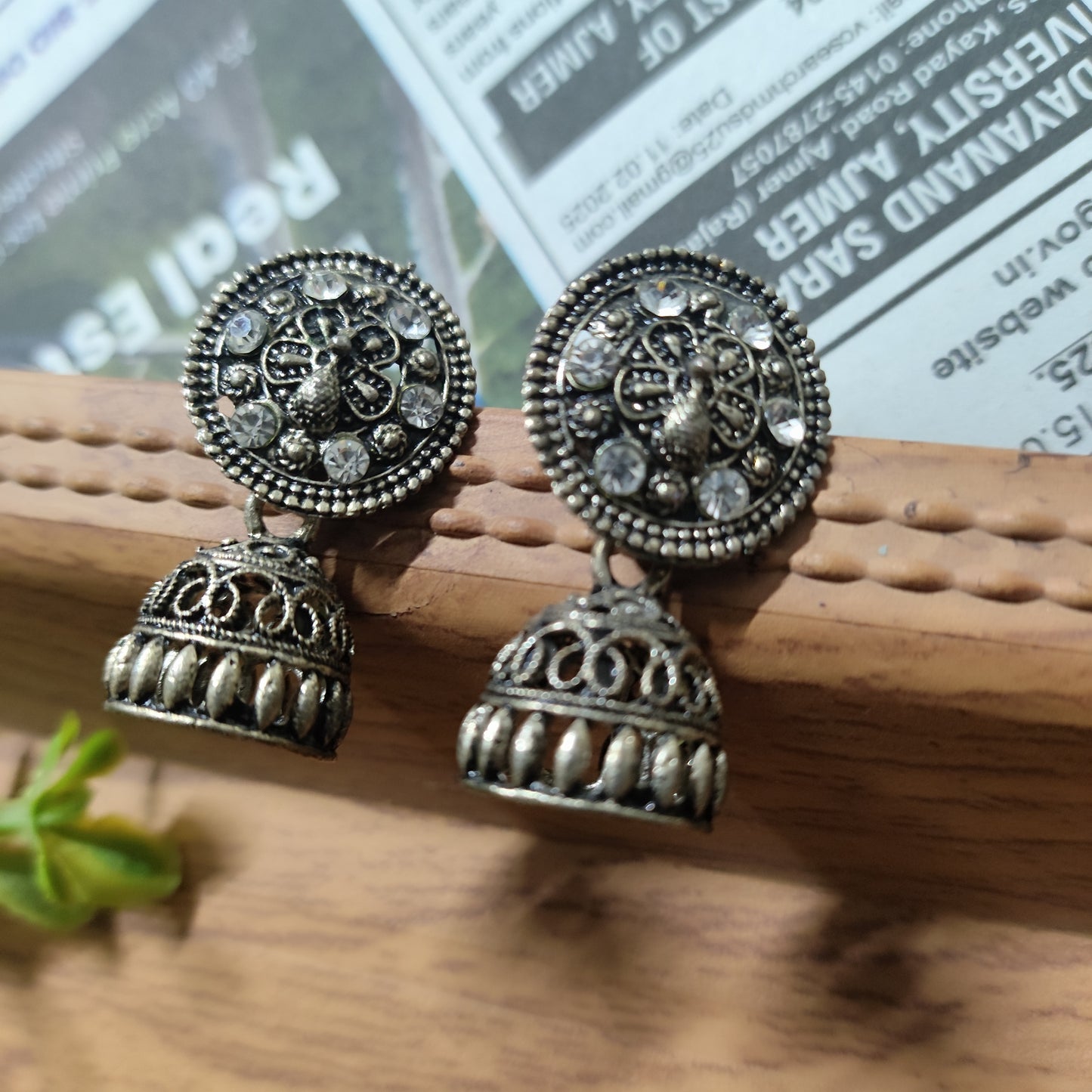 Oxidized Vaidehi Jhumka