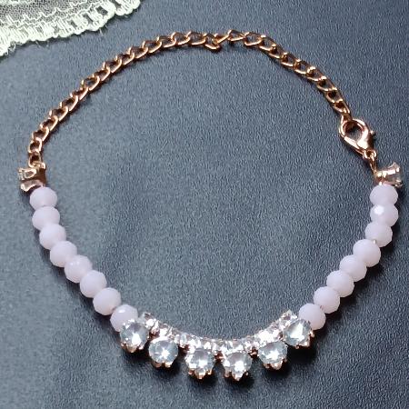 Pink Sparkling Princes Trendy Bracelets
