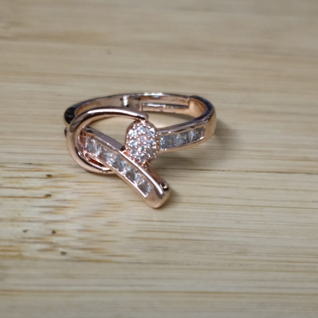 Anti Tarnish Korean Rose Gold Radiance ring