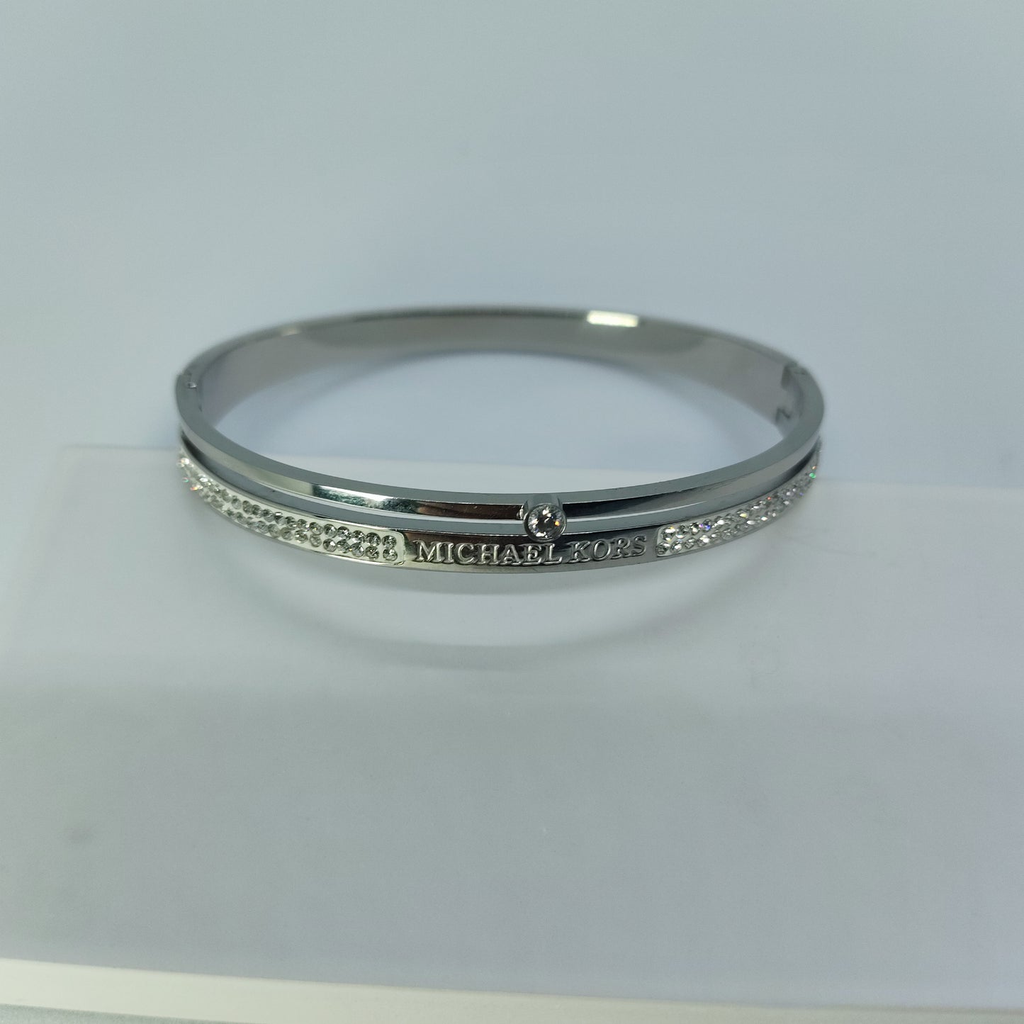 Silver Sparkle Slim Bracelet