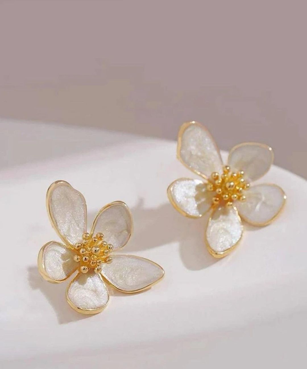 Stylish Flower Stud Statement Korean Fashion Earring