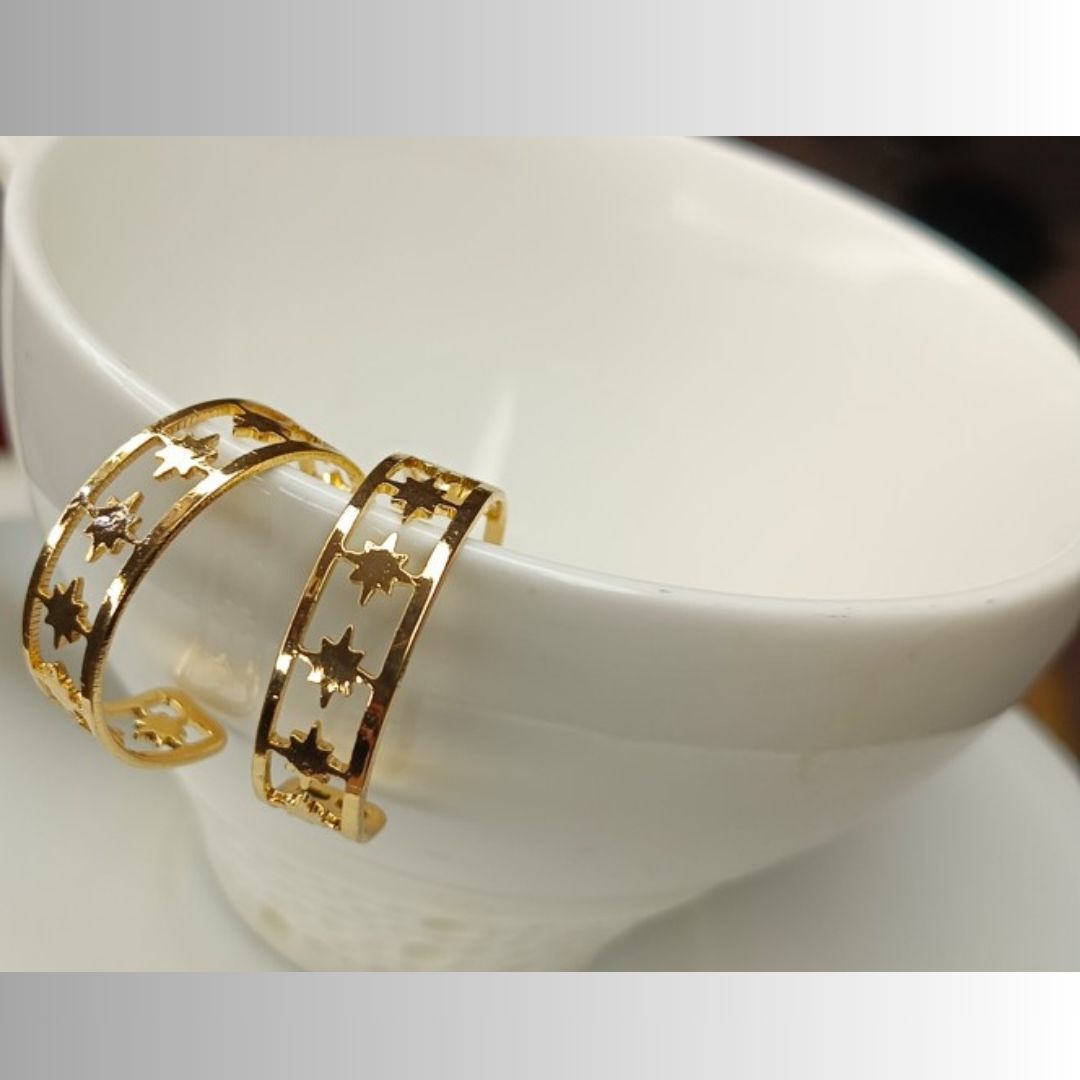 Sunset Shimmer Hoops Korean Fashion Earrings