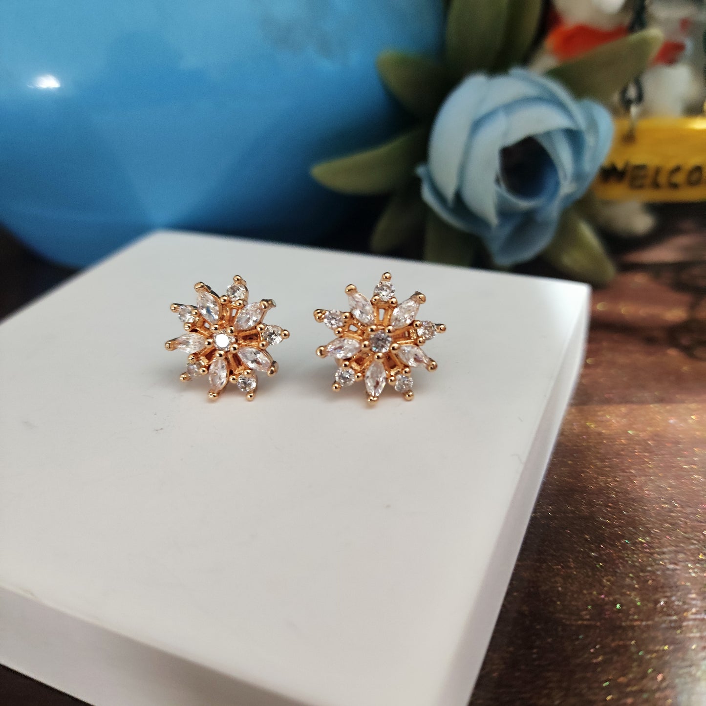 Swarnika American Diamond Stud