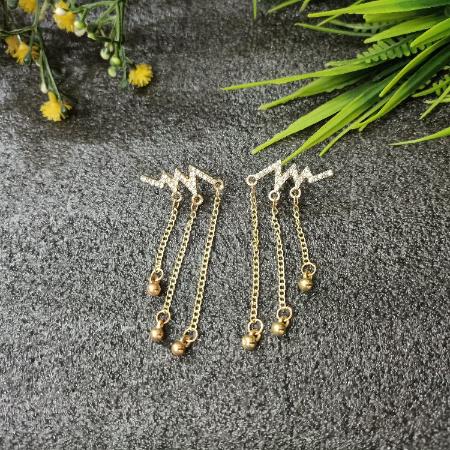 Tassel Twirl Korean Fashion Earrings