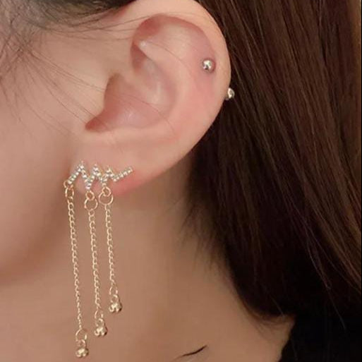 Tassel Twirl Korean Fashion Earrings