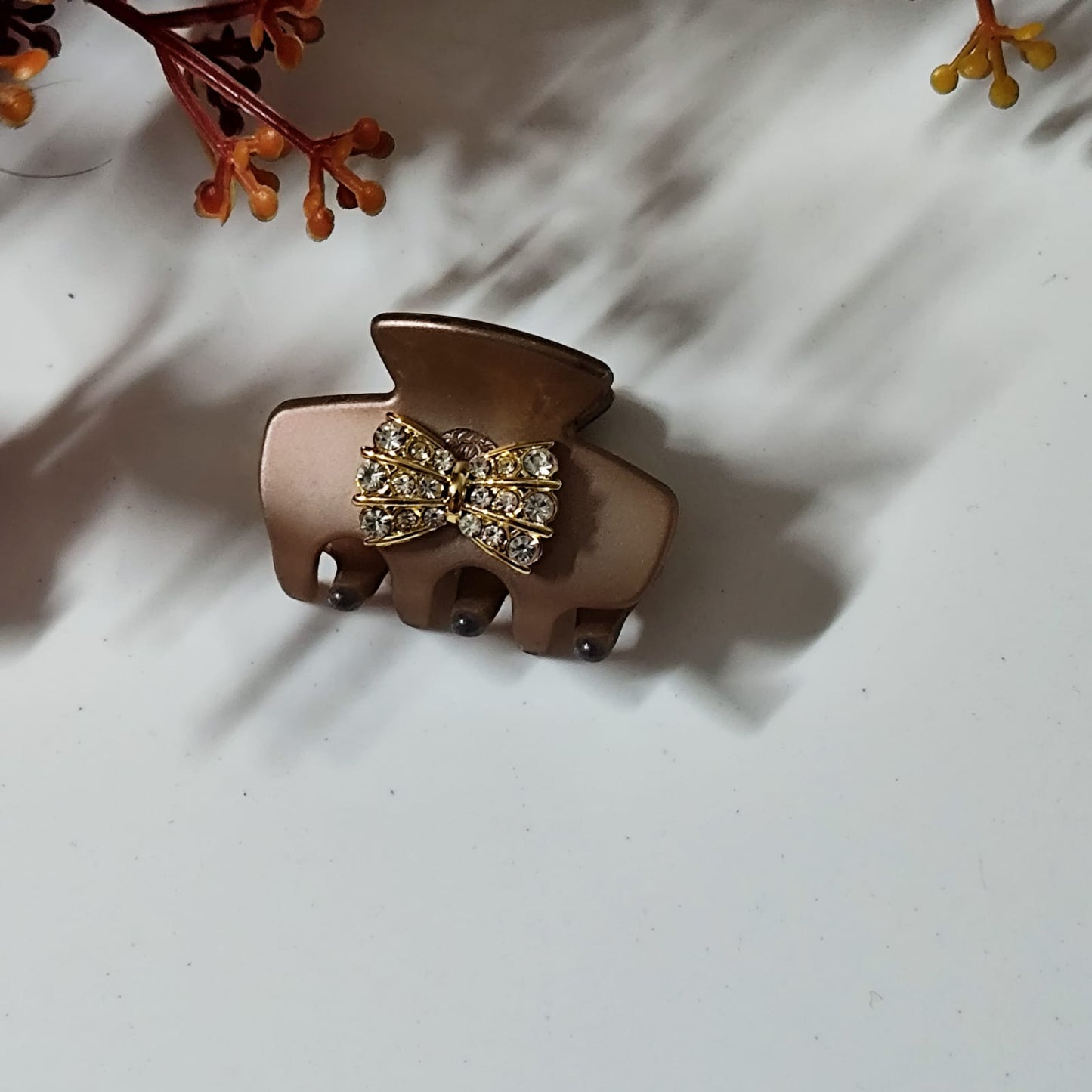 Cute Mini Bow Claw Clip