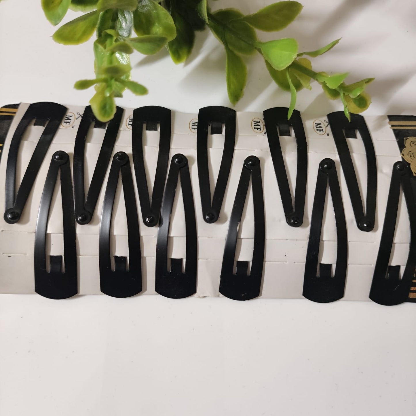 Black Tic - Toc Hair clip (6 Pairs )