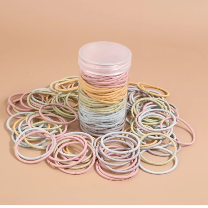 Multicolour ElasticHair Rubber (Pack of 10)