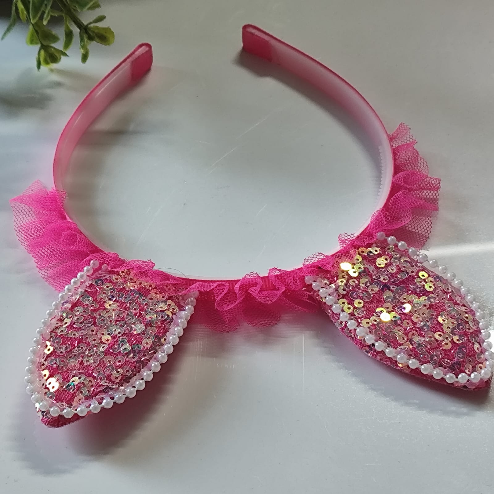 Pink Cute Bunny Hairband - Main Image