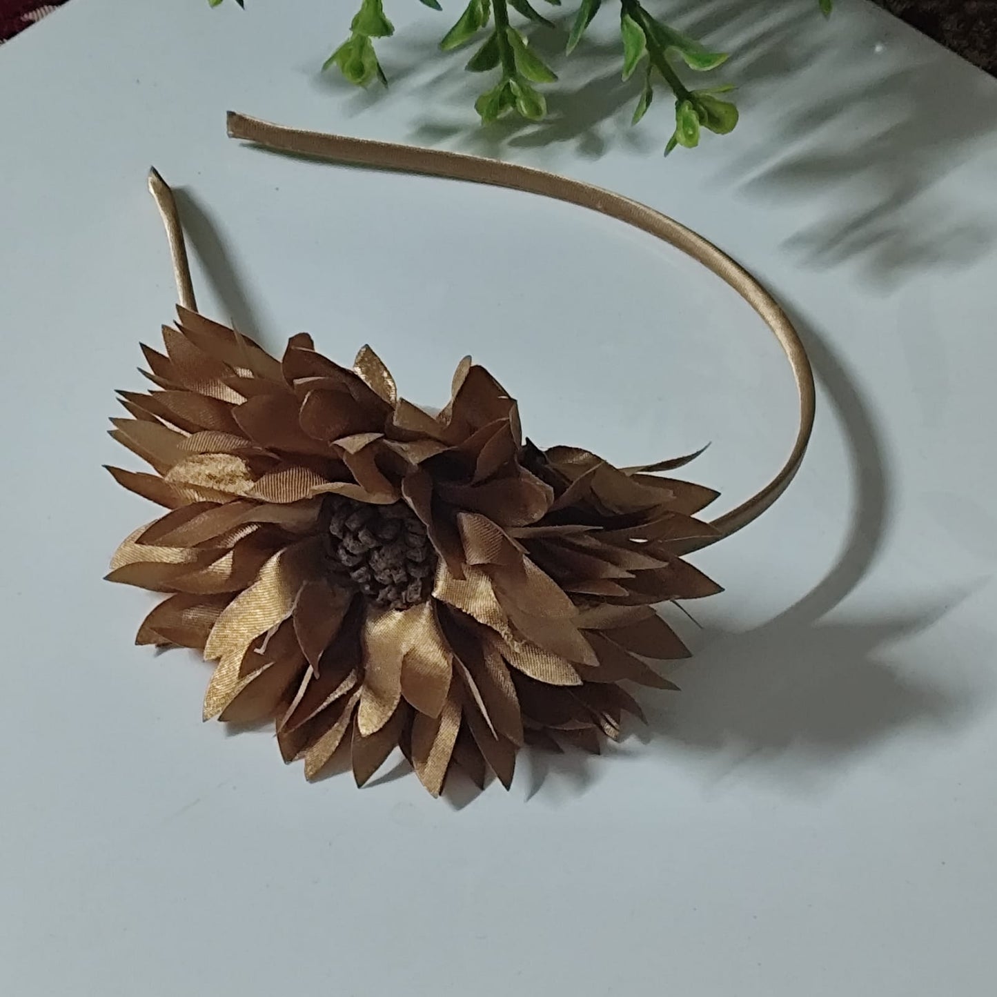 Brown Berry Blossom Hairband