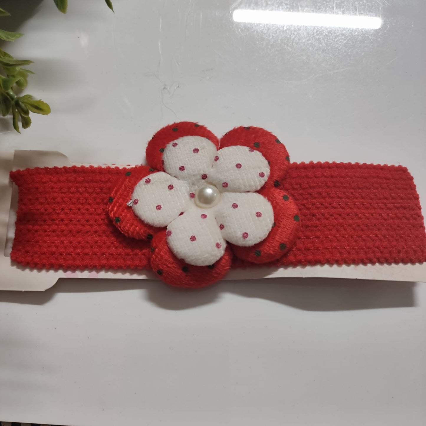 Red Petal Glow Hairband