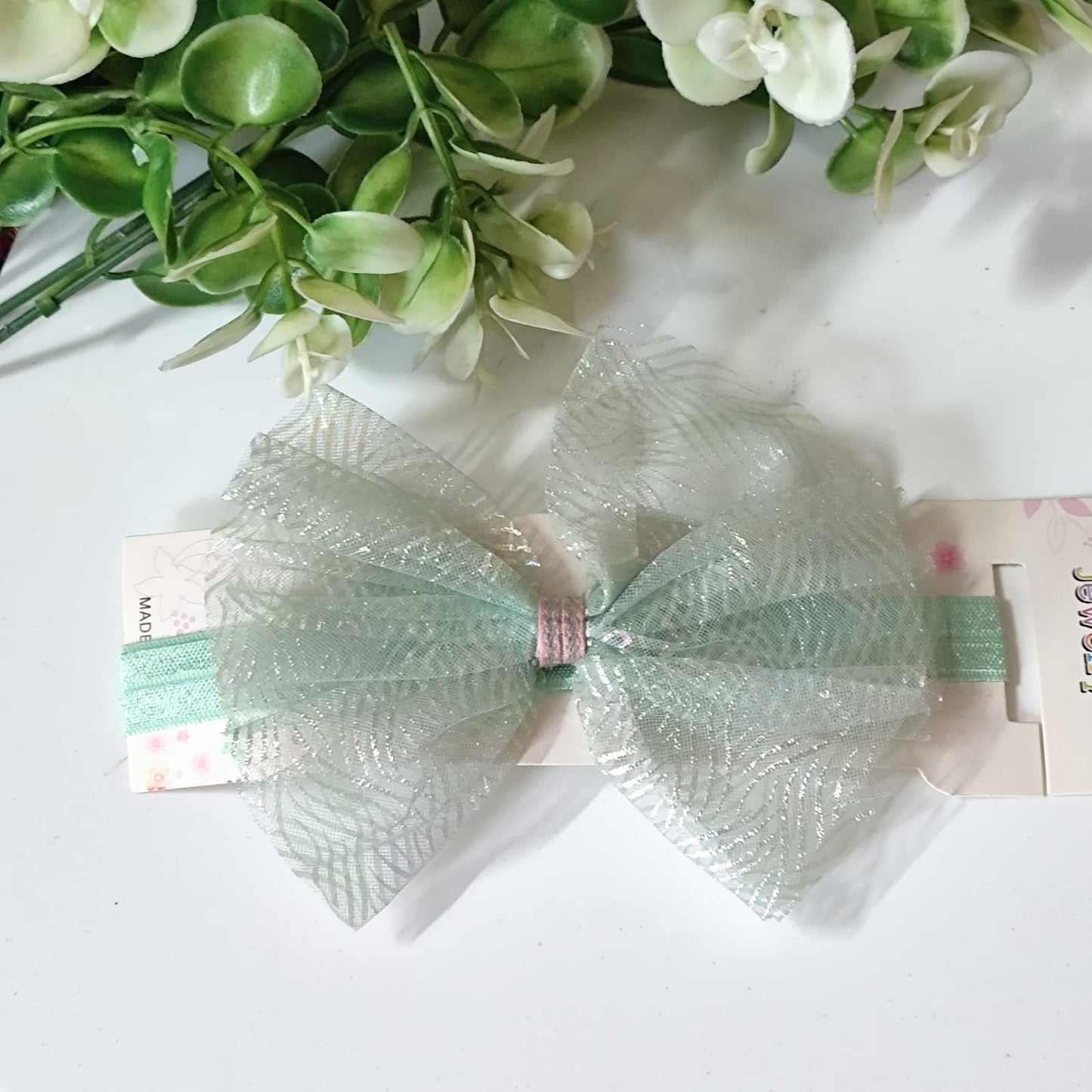 Green Trendy Bow Headband