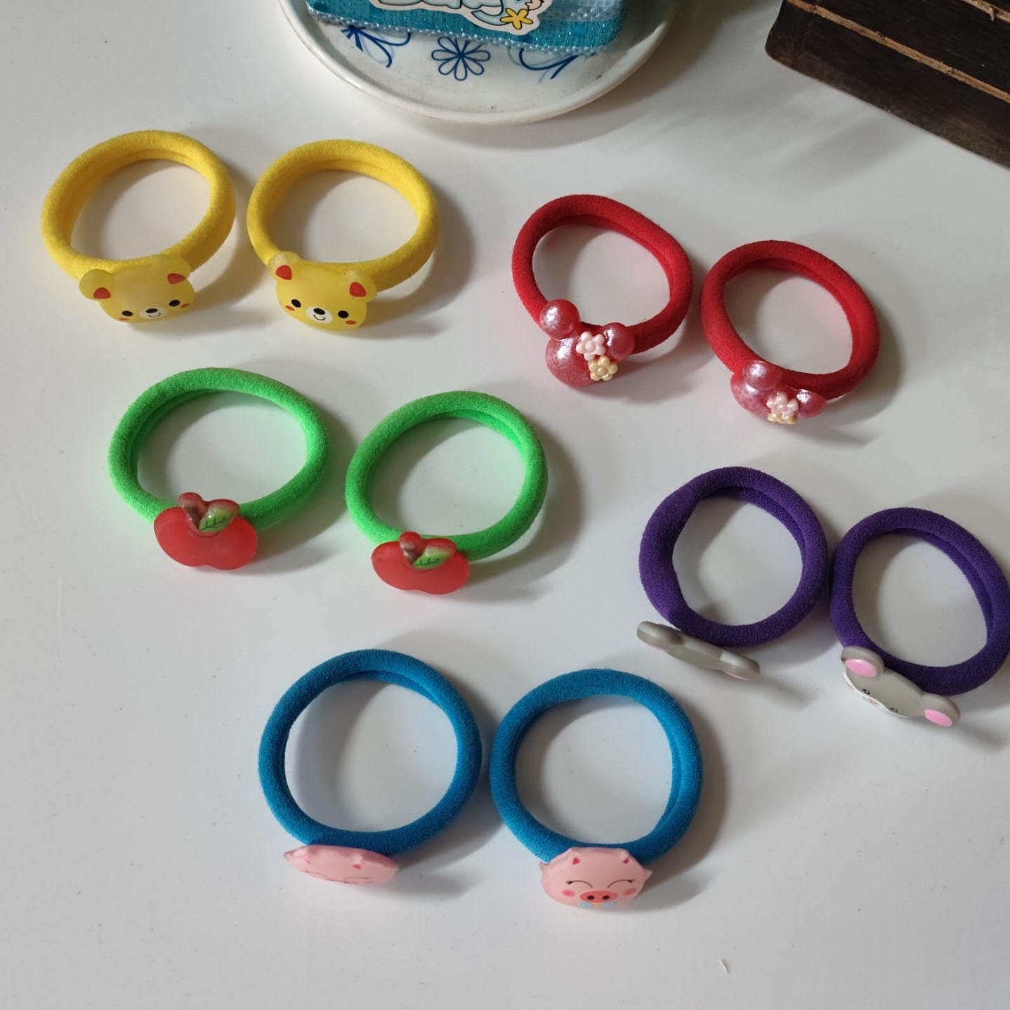 ColorPop Cuties Hair Rubber (3 Pairs)