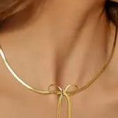 Bow Tie Bold Necklace