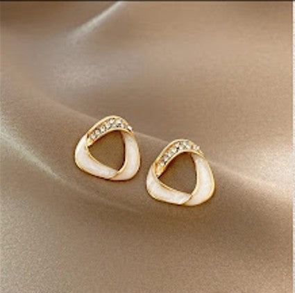 Celestial Glow Minimal Studs Earrings