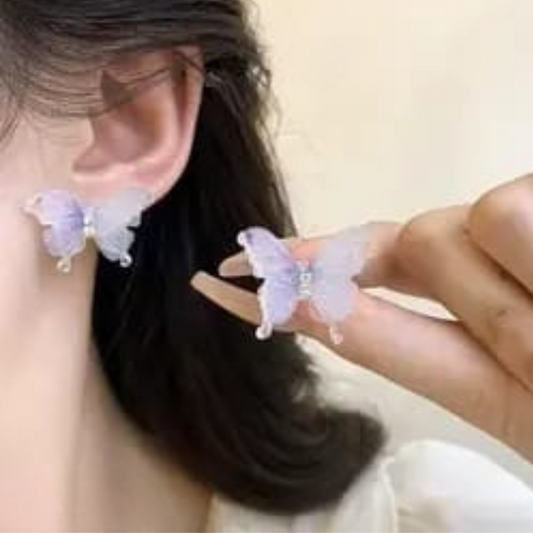 Fairy Wing Butterfly Stud Earring