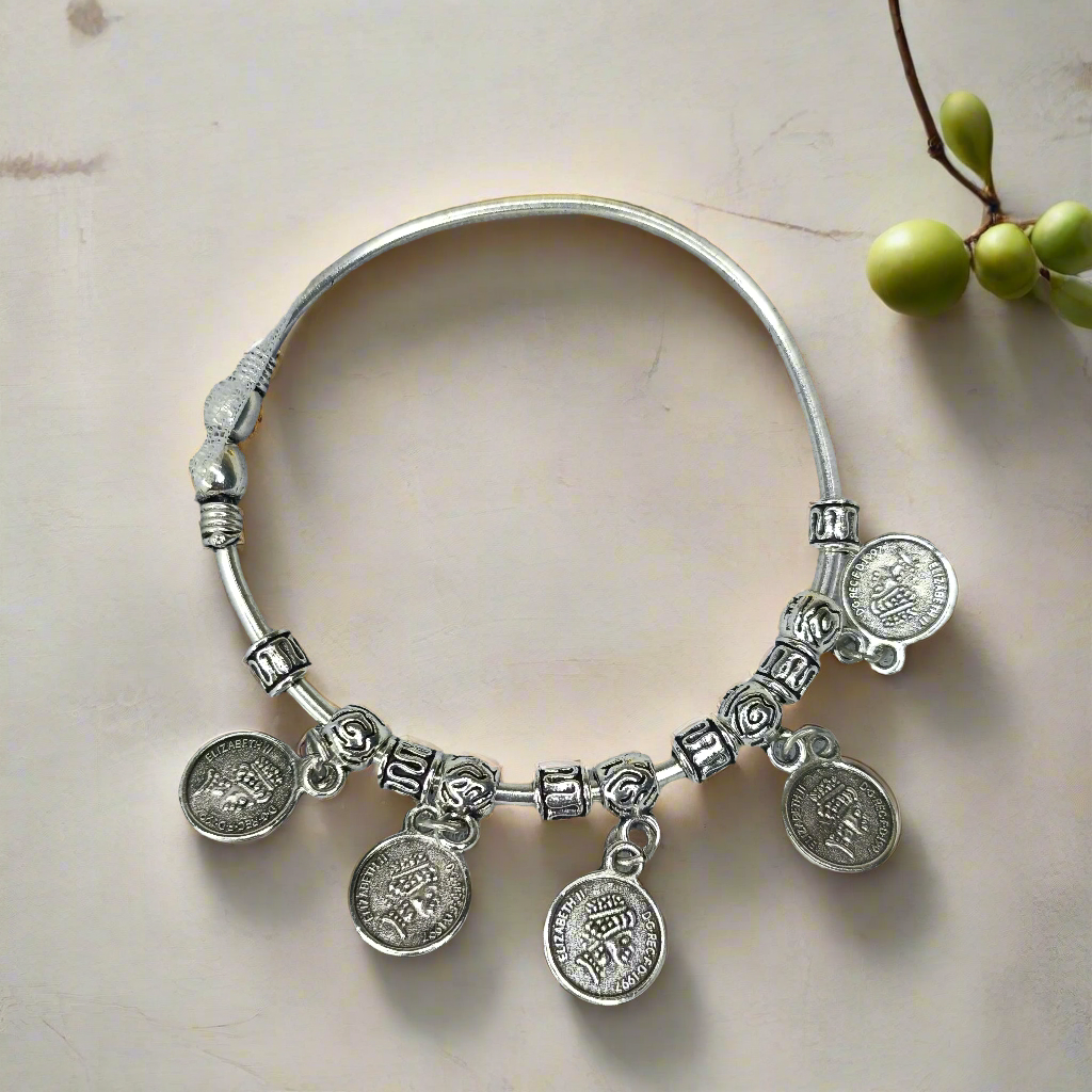 Oxidised Desi Delight Charm Bracelets