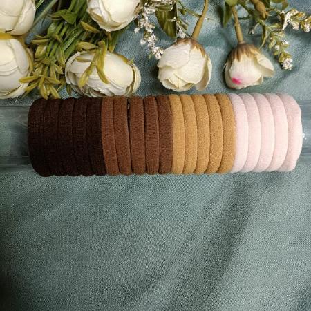 Korean Hair Rubber (Multi Colour 20 pcs)