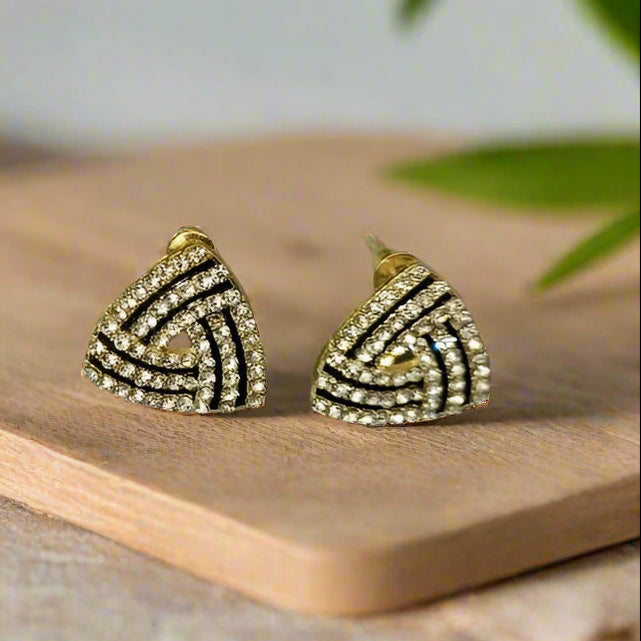 Gold Goddess Statement Studs Korean Fashion Earring