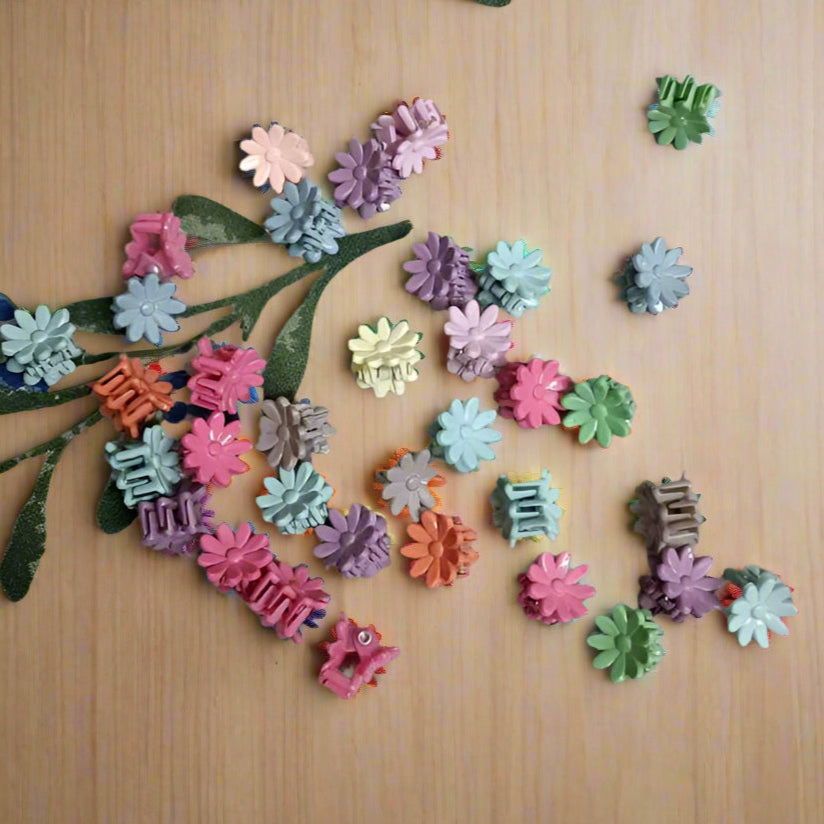 Korean Style Hair Beads (pack of 36 floral)