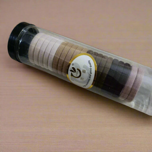 Korean Hair Rubber (Multi Colour 20 pcs)