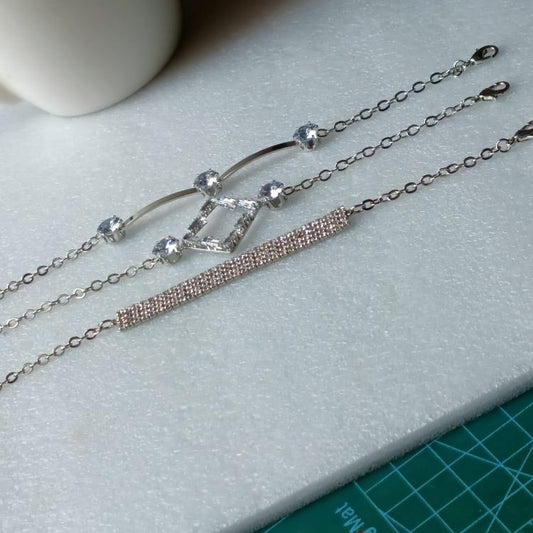 Layered Luxury Korean Fashion Bracelet Set (S)