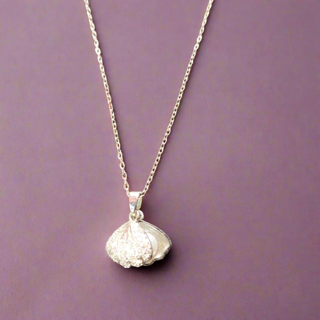 Open Shell Pearl Korean Fashion Necklace