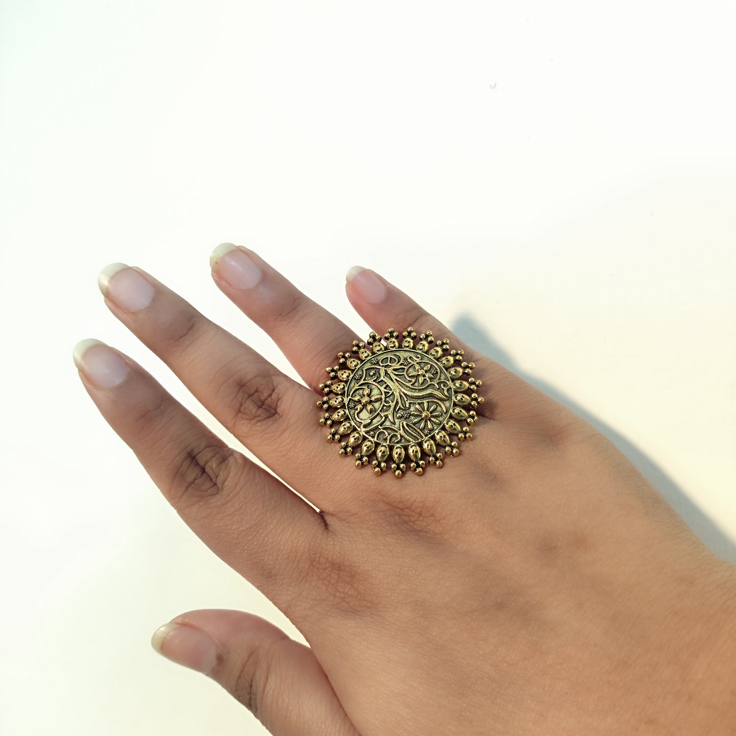 Golden Blossom Ring