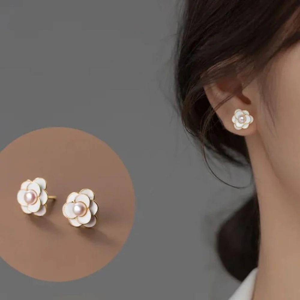 Rebellious Rose Minimal Earrings