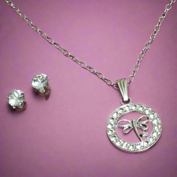 Sparkling Butterfly  Jewelery Set