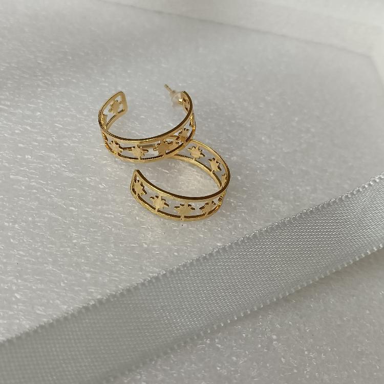 Sunset Shimmer Hoops Korean Fashion Earrings