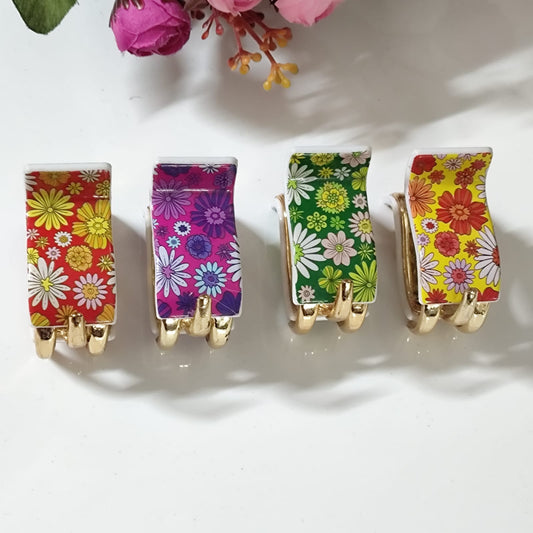 Daisy Glow Floral Hair Clips