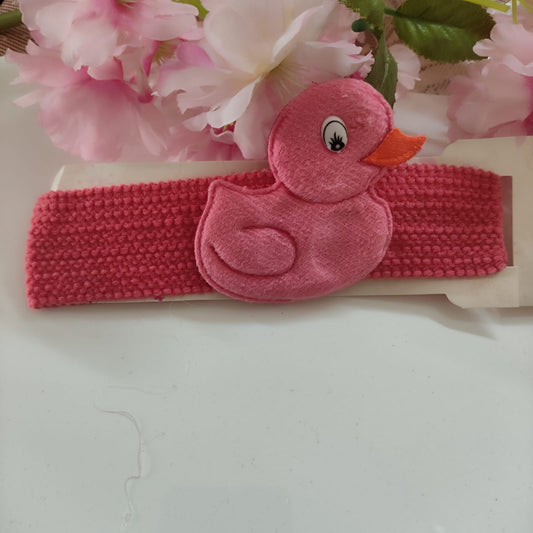 Peach Ducky Soft Hair Band
