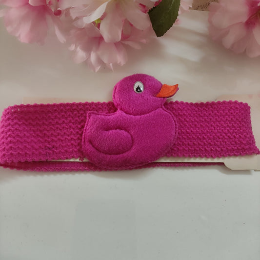 Pink Ducky Soft Hair Band