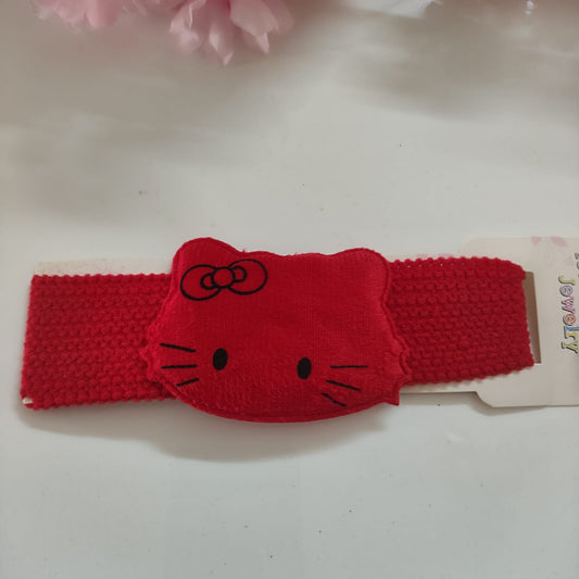 Red Kitty Soft Hair Band