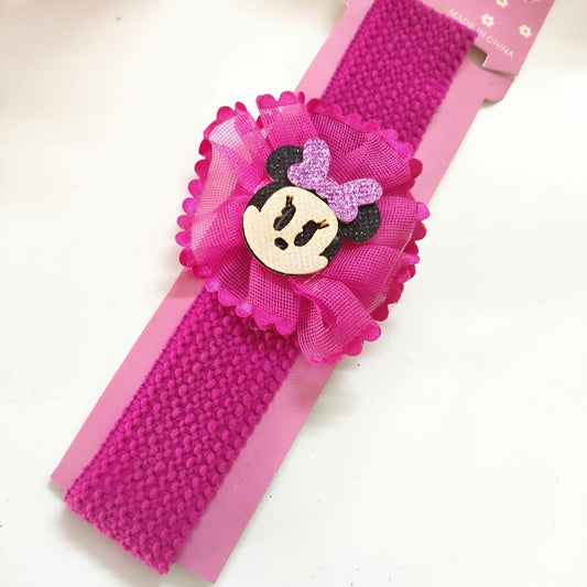 Dark Pink Minnie Soft Hair Band