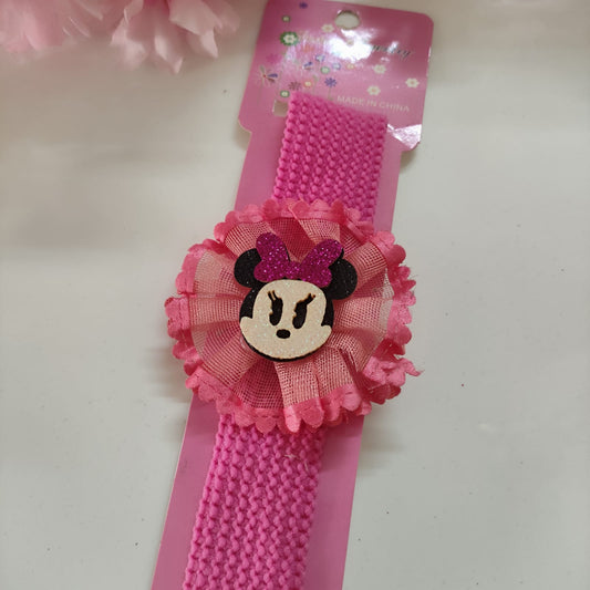 Pink Minnie Mouse Soft Hair Band