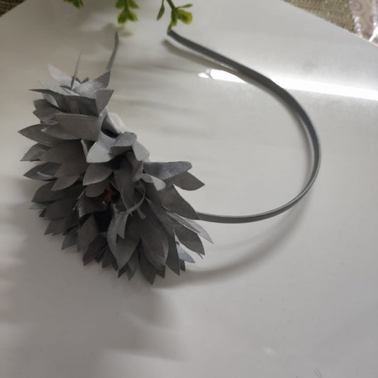 Grey Berry Blossom Hairband